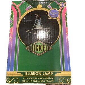 Wicked Elphaba's Hat Illusion Lamp 3-D Illusions Acrylic, New In Box